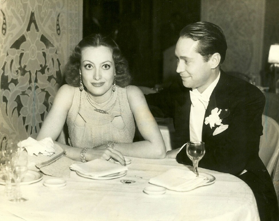 12/27/33. At the Cocoanut Grove with Franchot Tone.