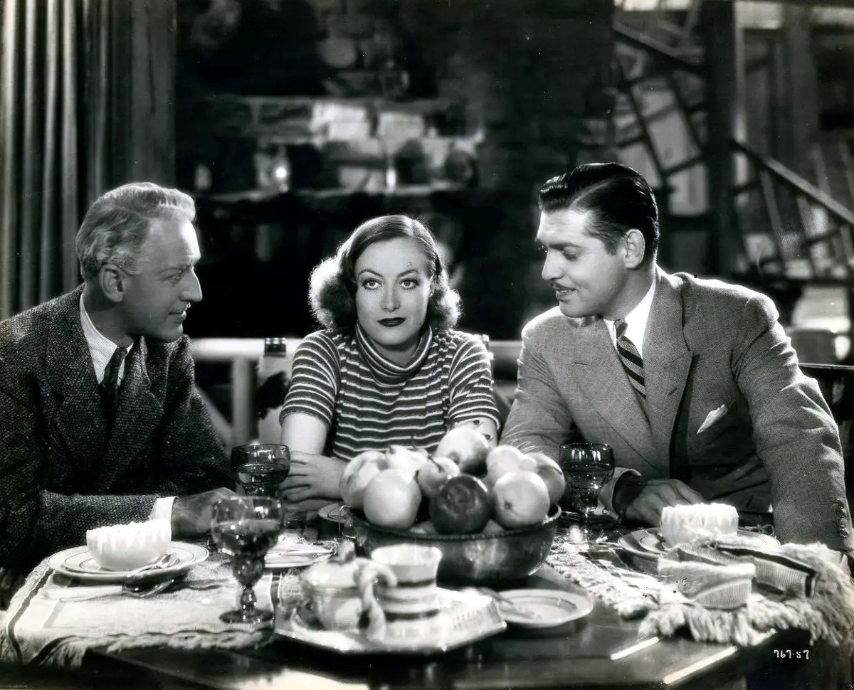 1934. 'Chained.' With Otto Kruger and Clark Gable.