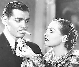 With Clark Gable in 'Chained,' 1934.