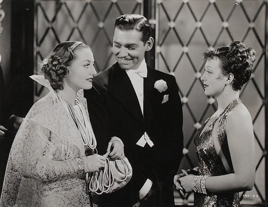 1934. 'Forsaking All Others.'  With Clark Gable and Frances Drake.