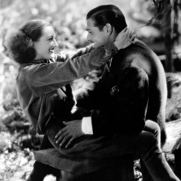 1934. Publicity for 'Forsaking All Others' with Clark Gable.