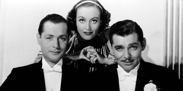 1934. 'Forsaking All Others.' With Robert Montgomery, left, and Clark Gable.