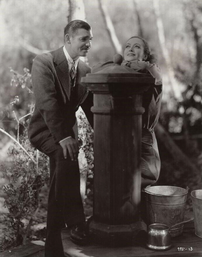 1934. 'Forsaking All Others.' With Clark Gable.