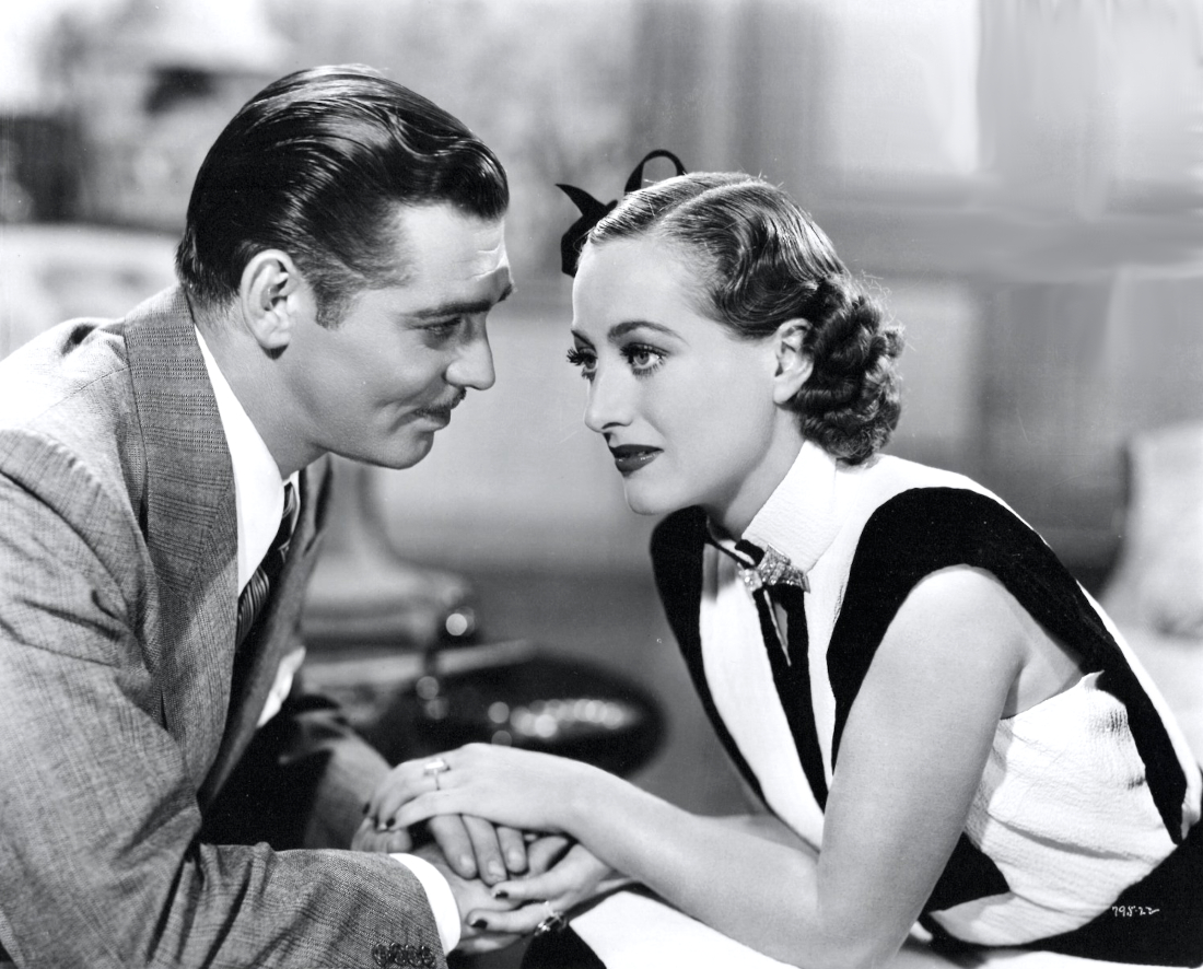 1934. 'Forsaking All Others.' With Clark Gable.