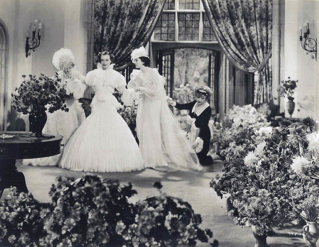 1934. 'Forsaking All Others.' With Billie Burke, left, and Rosalind Russell.