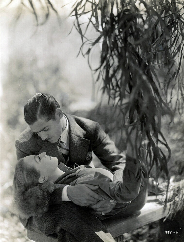 1934. 'Forsaking All Others.' With Clark Gable.