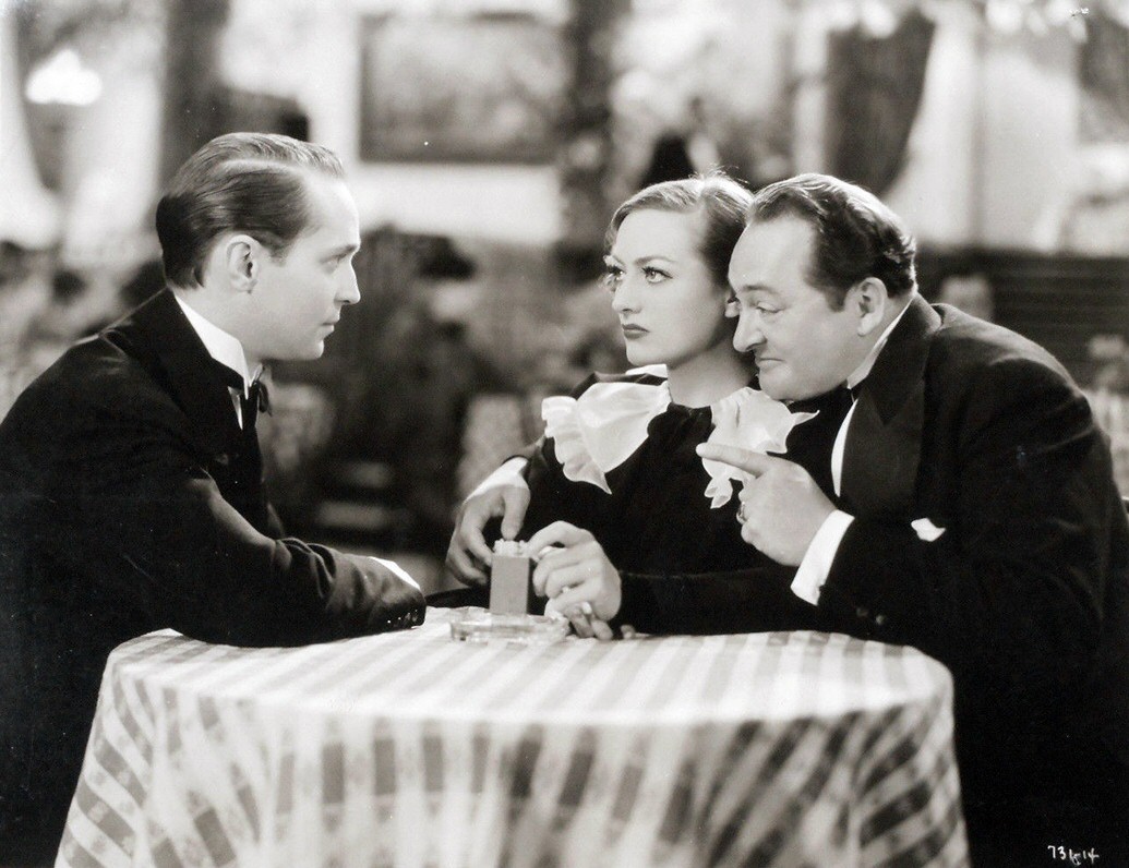 1934. 'Sadie McKee.' With Franchot Tone, left, and Edward Arnold.