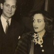 10/14/35 with husband Franchot Tone, on their way to do the CBS radio program 'Within the Law.'