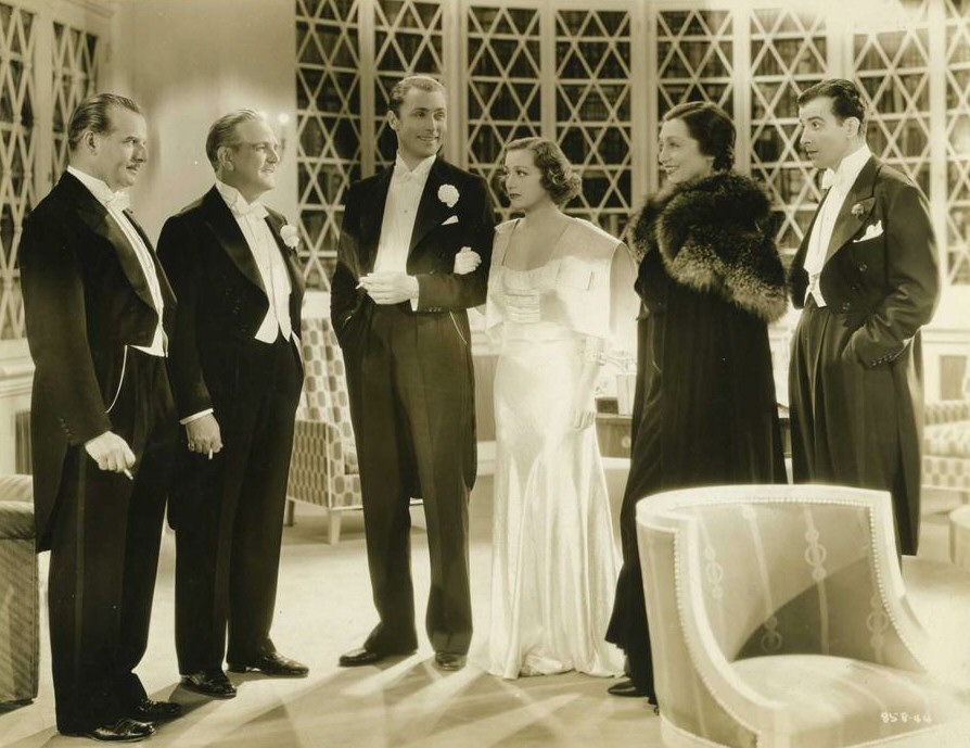 1935. 'I Live My Life.' With Brian Aherne and castmates.