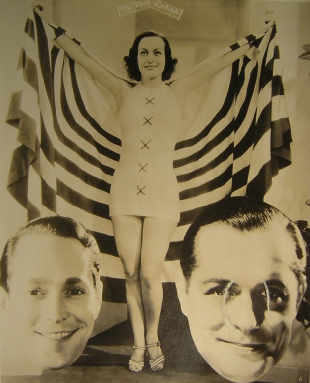 1935 publicity montage for 'No More Ladies.'