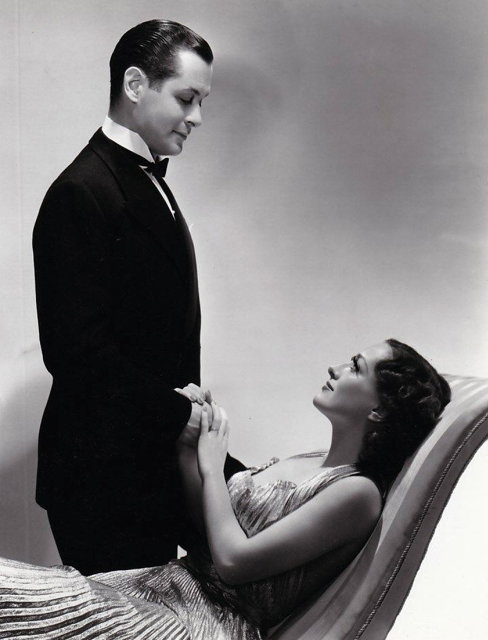 1935. 'No More Ladies,' with Robert Montgomery. Shot by Hurrell.