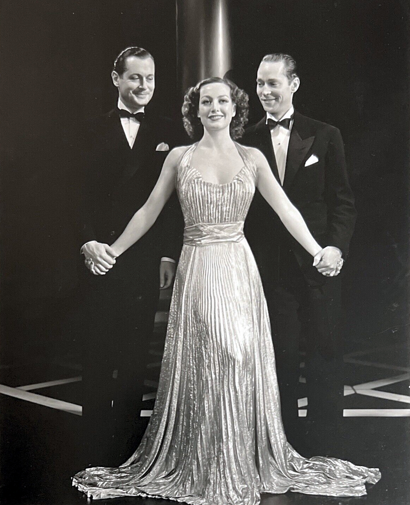 1935. 'No More Ladies' publicity by Hurrell. With Robert Montgomery and Franchot Tone.