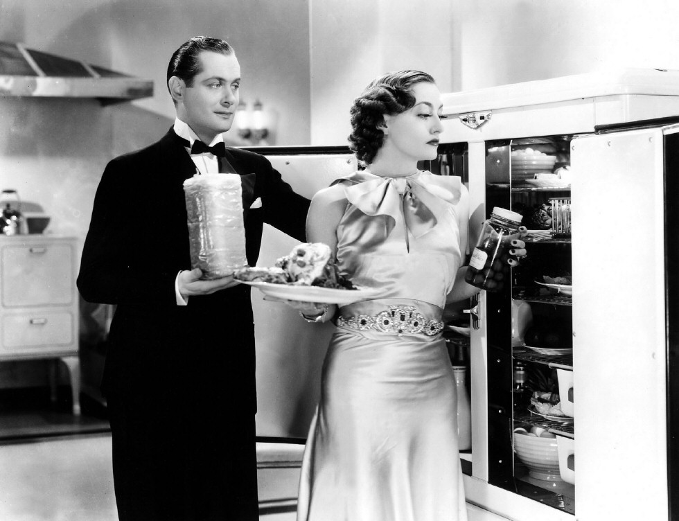 1935. With Robert Montgomery in 'No More Ladies.'