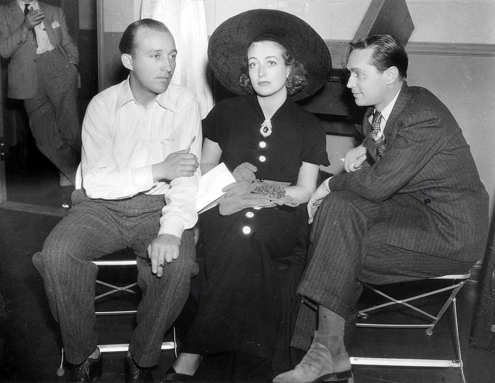 1936. With Bing Crosby, left, and Franchot Tone.