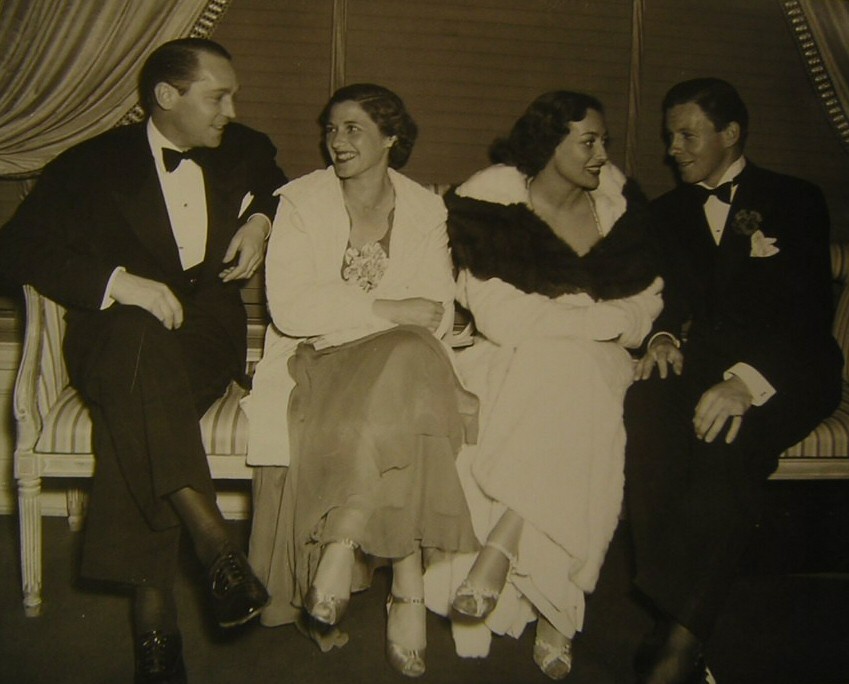 1936. With Franchot Tone, left, and George Murphy.