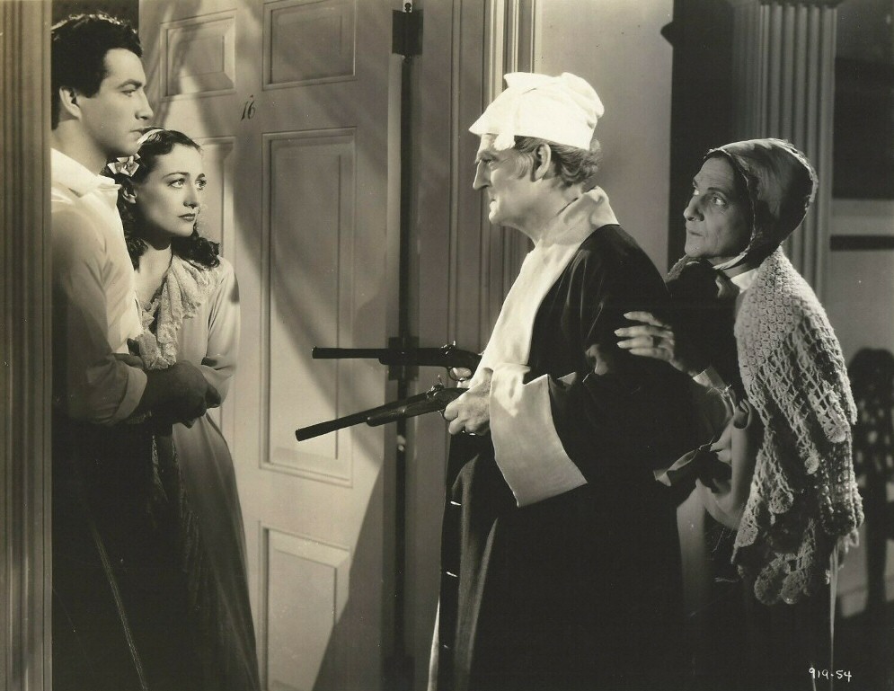 1936. 'Gorgeous Hussy.' With Robert Taylor, Lionel Barrymore, and Beulah Bondi.