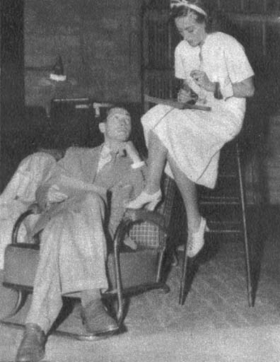 July 27, 1936. With husband Franchot on the radio set of 'Chained.'