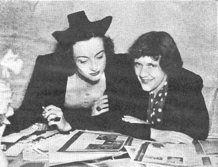 1936. With Photoplay editor Ruth Waterbury.