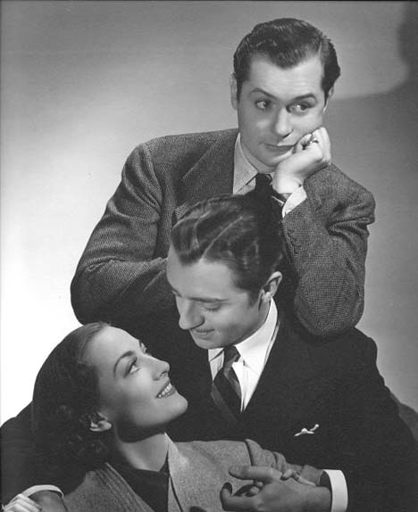 With Robert Montgomery and William Powell.