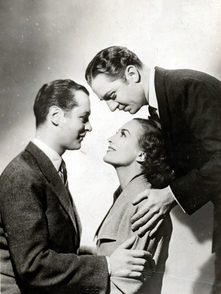 1937. Hurrell publicity for 'Cheyney' with Robert Montgomery and William Powell.