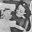 1937. On the set of 'The Last of Mrs. Cheyney' with niece Joan LeSueur.