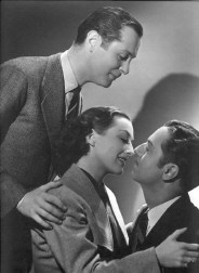 With Robert Montgomery (left) and William Powell.