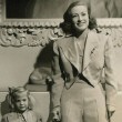 1937 with niece Joanie LeSueur. Shot by Hurrell. (Thanks to HB.)