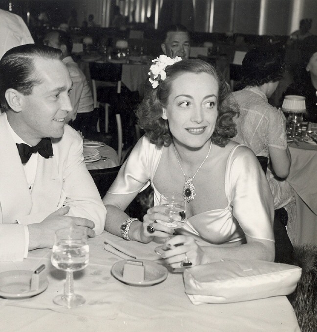 1937. With Franchot Tone at the Trocadero.