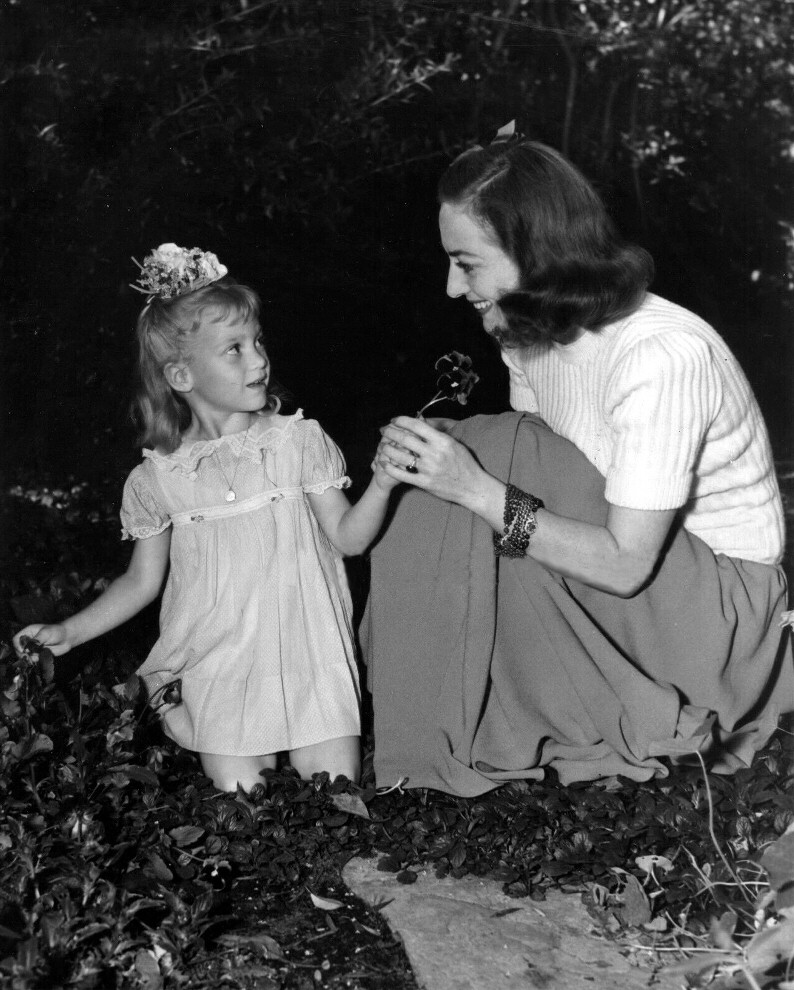 1938 with niece Joanie LeSueur. Shot by Hyman Fink.