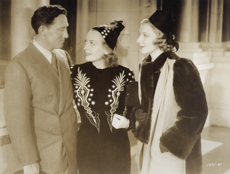 1938. 'Mannequin.' With Spencer Tracy and Mary Philips (Bogart's wife).
