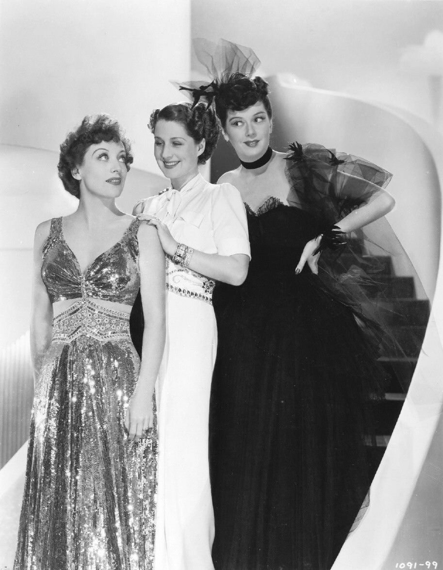 1939 publicity for 'The Women' with Norma Shearer and Rosalind Russell.