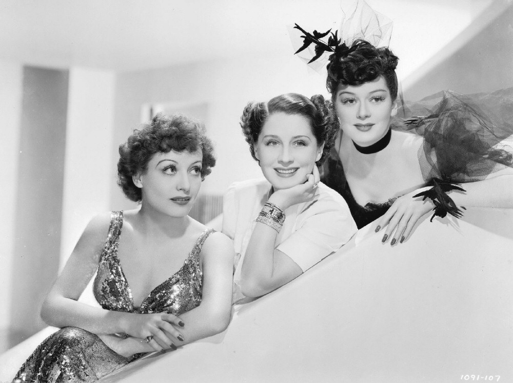 1939 publicity for 'The Women' with Norma Shearer and Rosalind Russell.