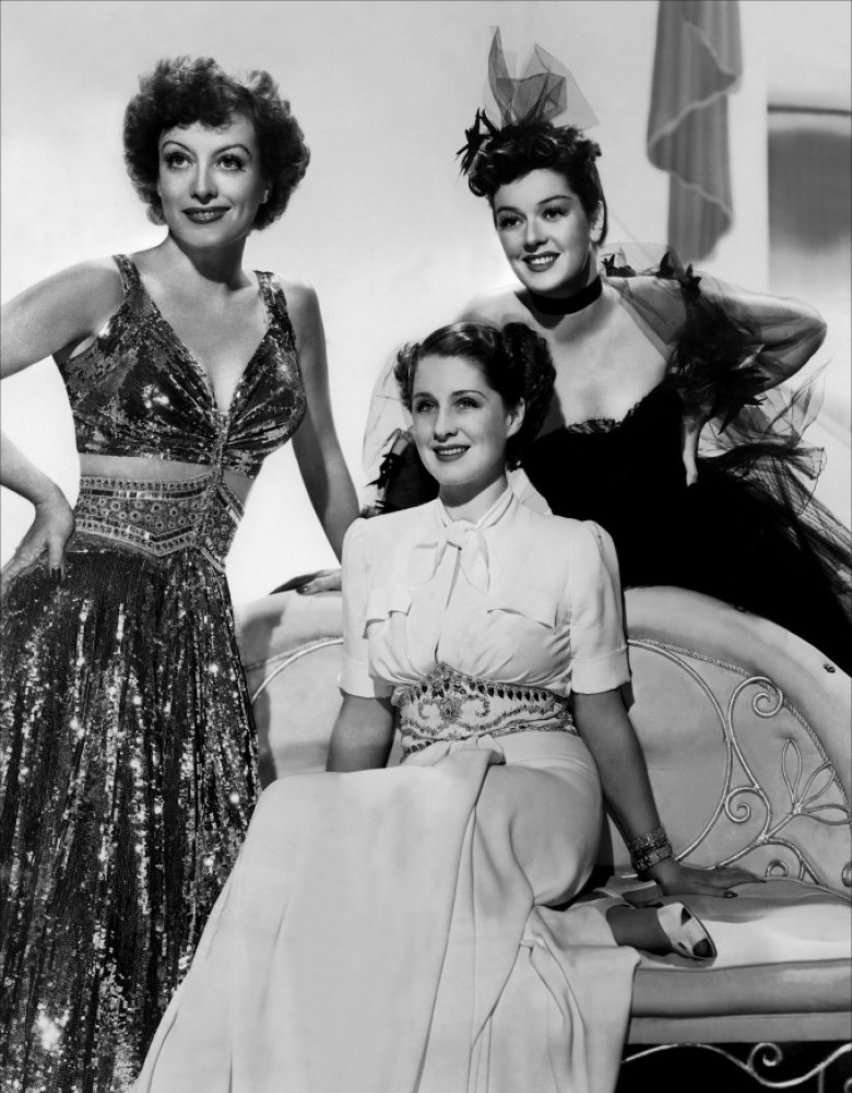 1939. Publicity for 'The Women' with Norma Shearer and Rosalind Russell.