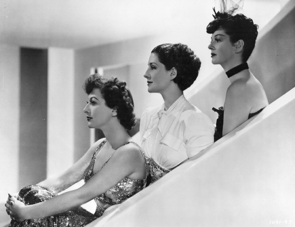 1939. 'The Women.' With Norma Shearer and Rosalind Russell.