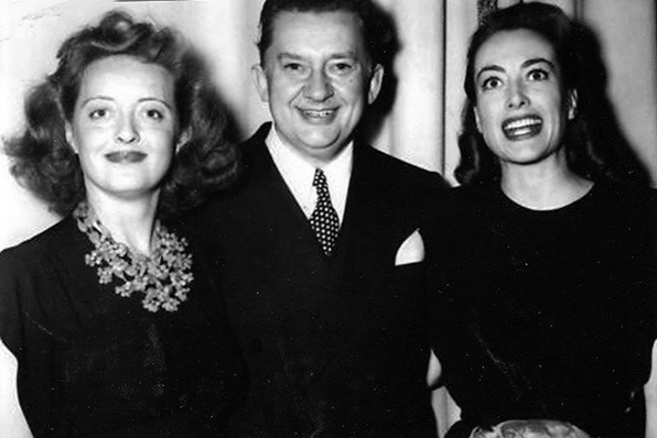 Circa 1944. With Bette Davis and Jean Hersholt.