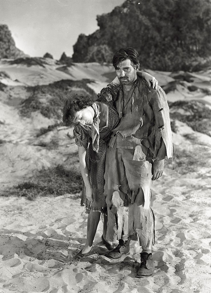 1940. 'Strange Cargo.' With Clark Gable.