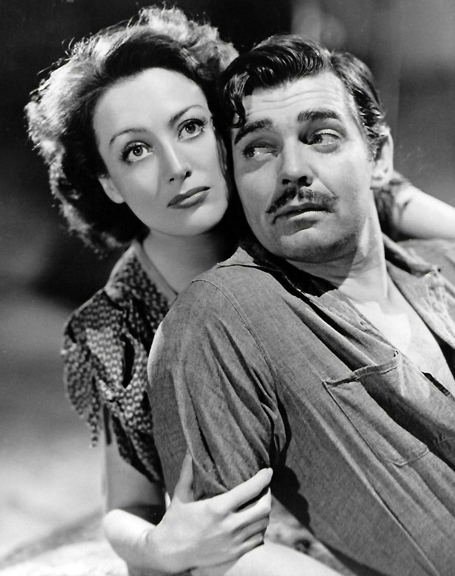 1940. 'Strange Cargo' publicity with Clark Gable.