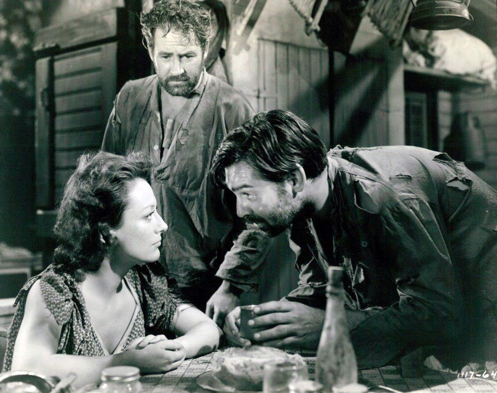 1940. 'Strange Cargo.' With Clark Gable (right) and Ian Hunter.