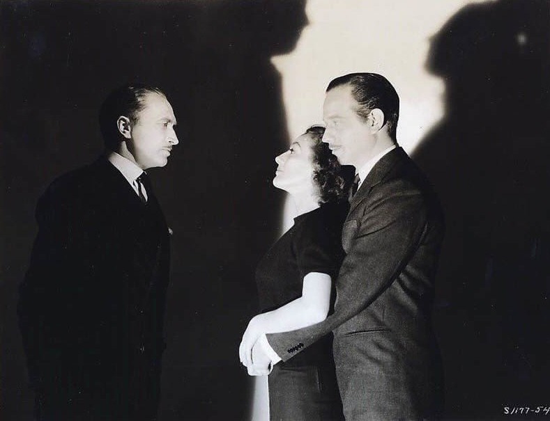 1941. 'A Woman's Face.' With Conrad Veidt (left) and Melvyn Douglas.