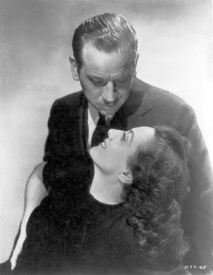 Publicity for 'A Woman's Face' with Melvyn Douglas.