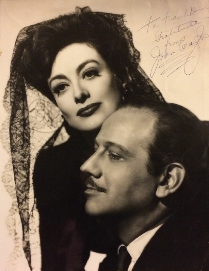 1942. Publicity for 'They All Kissed the Bride' with Melvyn Douglas.