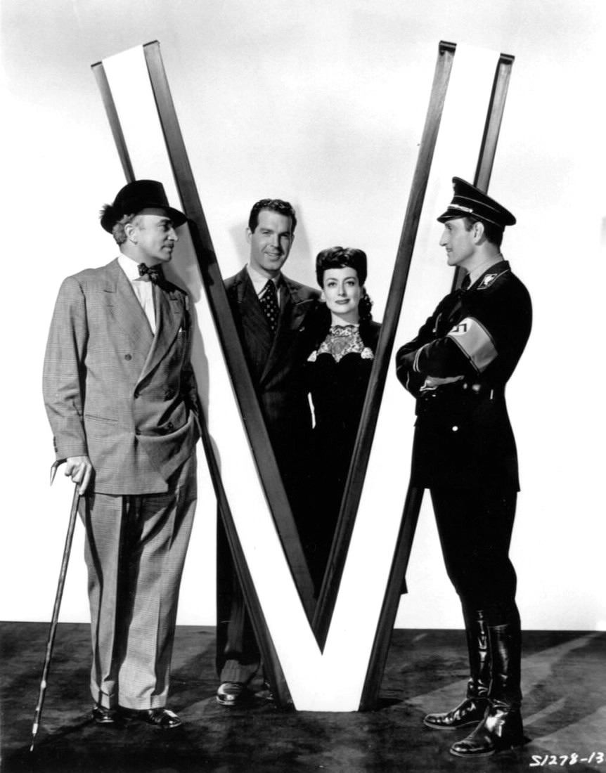 1943. 'Above Suspicion.' With Conrad Veidt, Fred MacMurray, and Basil Rathbone.