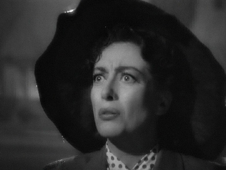1945. 'Mildred Pierce' screen shot.