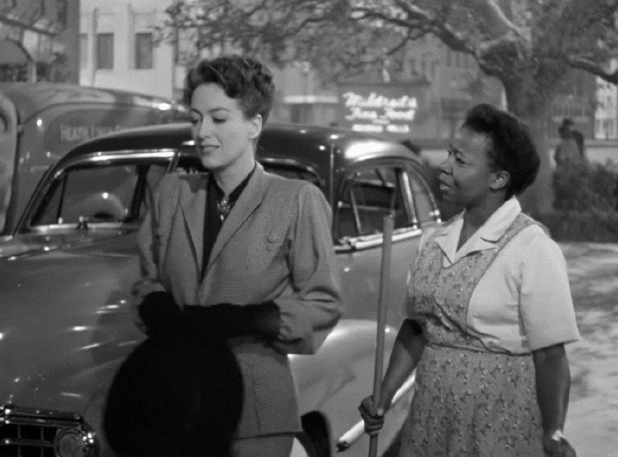 1945. 'Mildred Pierce.' With Butterfly McQueen.
