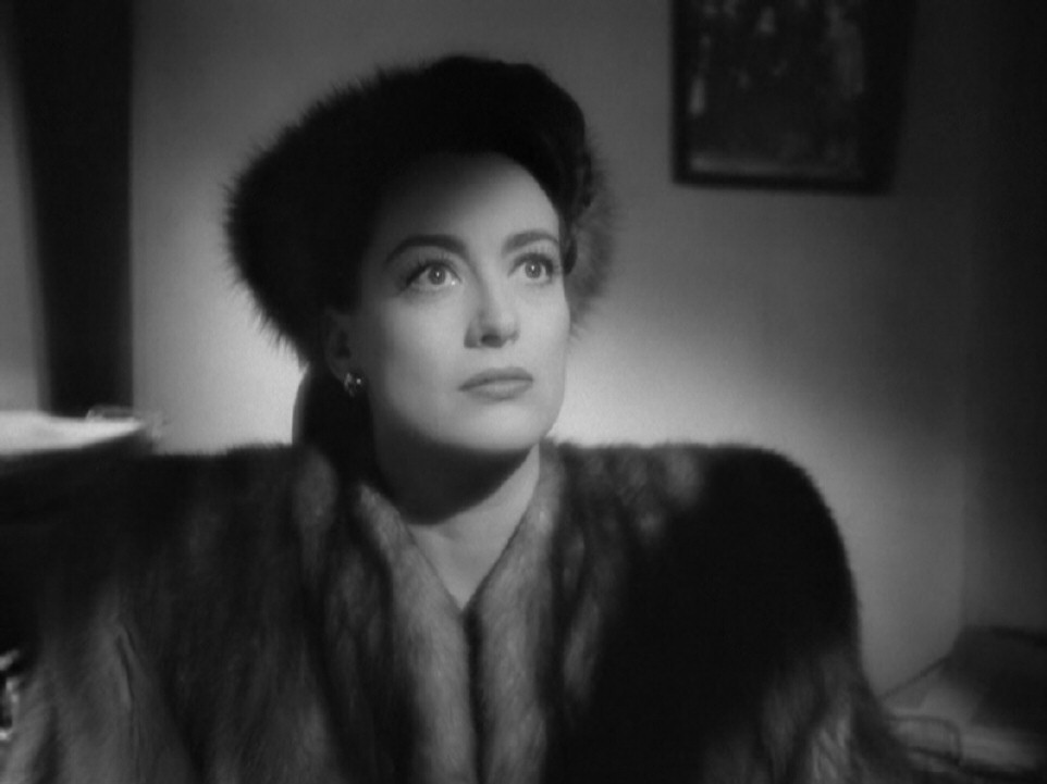 1945. A screen shot from 'Mildred Pierce.'