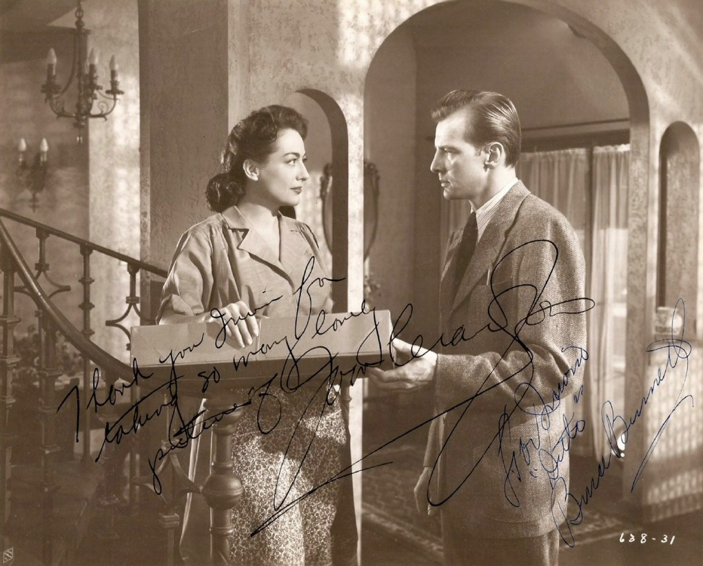 1945. 'Mildred Pierce.' With Bruce Bennett.