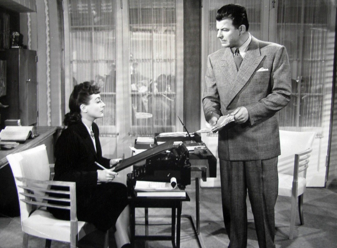 1945. 'Mildred Pierce.' With Jack Carson.