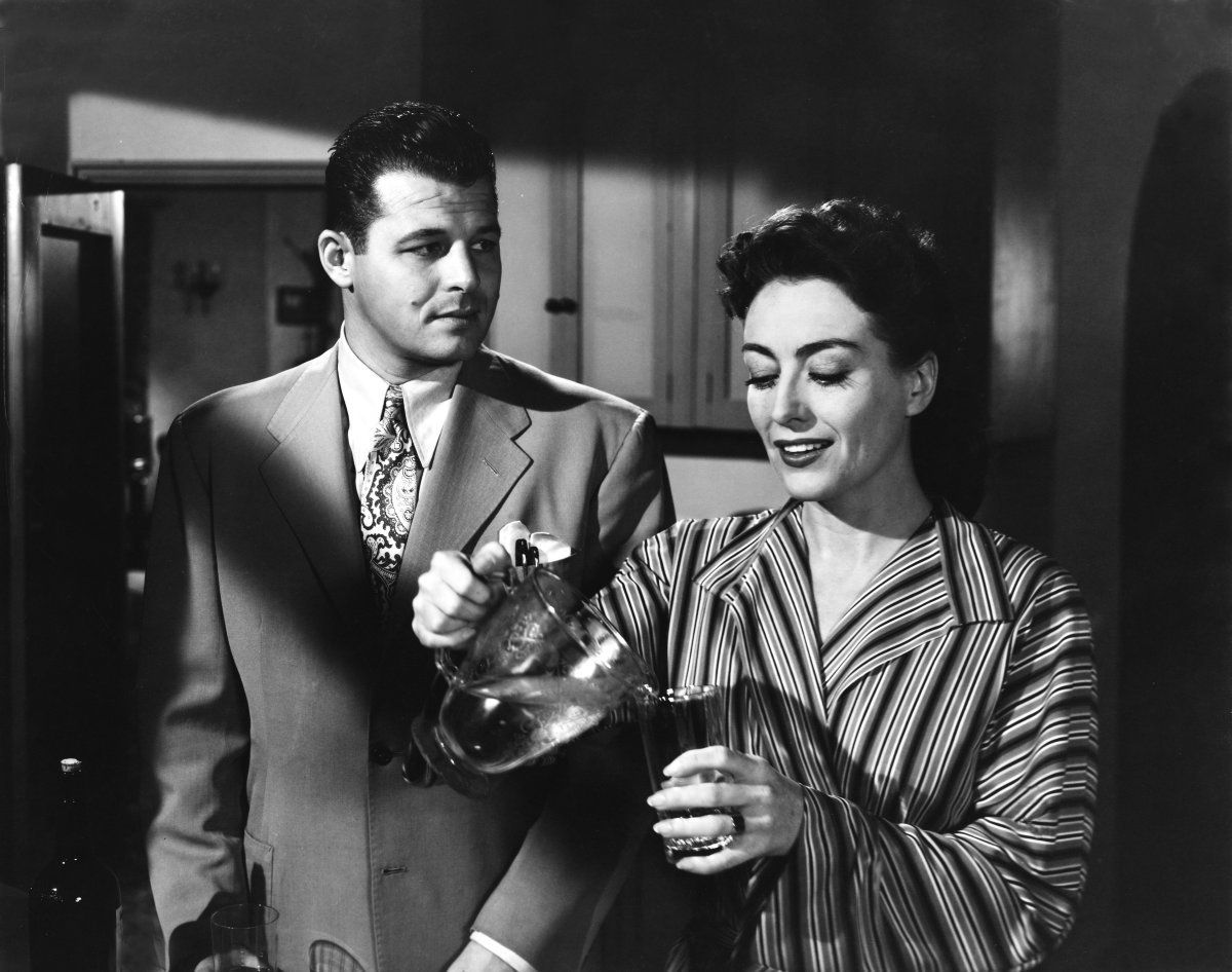 1945. 'Mildred Pierce.' With Jack Carson.