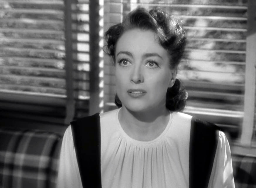 1945. 'Mildred Pierce' screen shot.