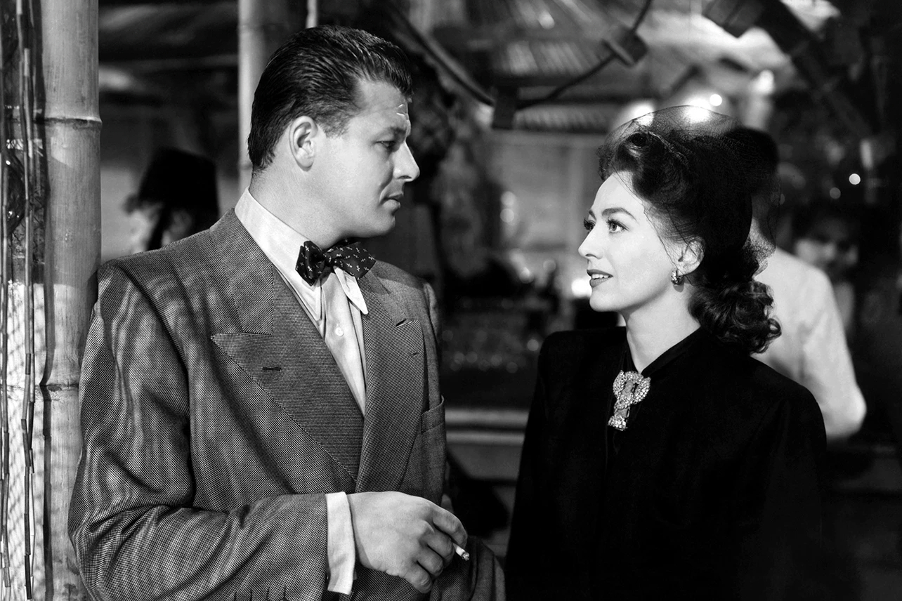 1945. 'Mildred Pierce.' With Jack Carson.